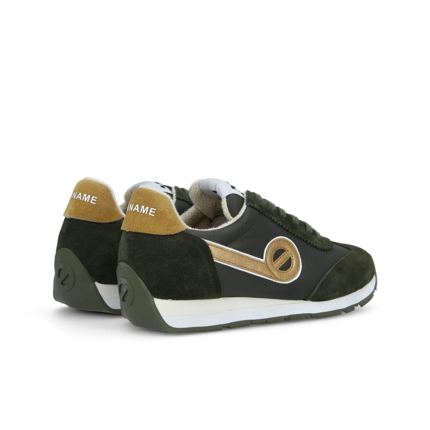 CITY RUN JOGGER   -  CAMPER/SUEDE  - VERDE SCURO